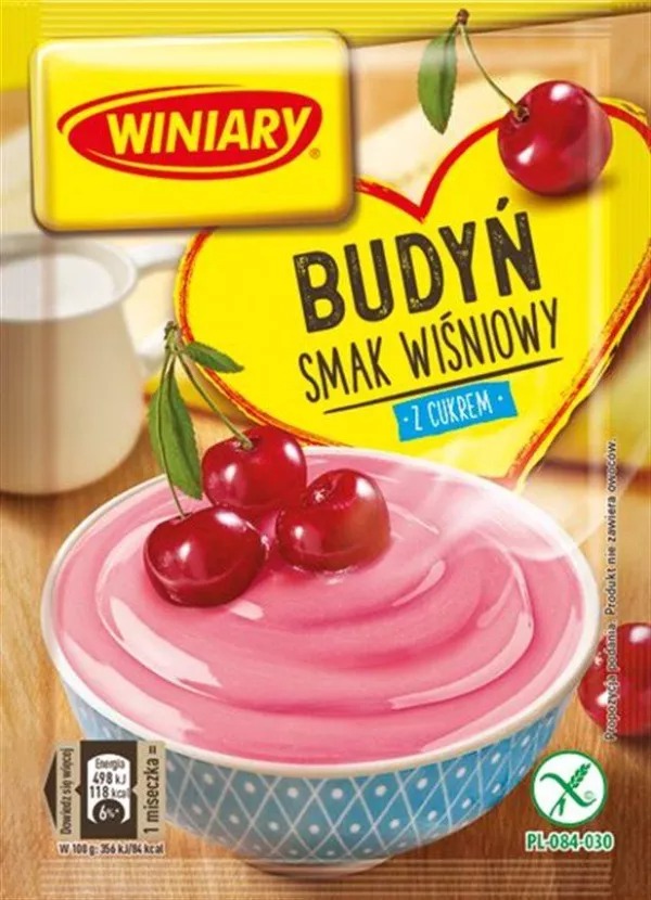 Budyń Wiśniowy 60g Winiary 