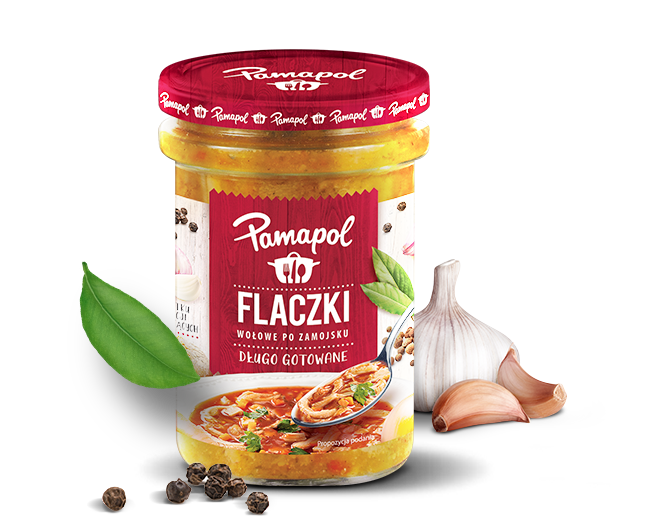 Flaczki wołowe po zamojsku 500g Pamapol