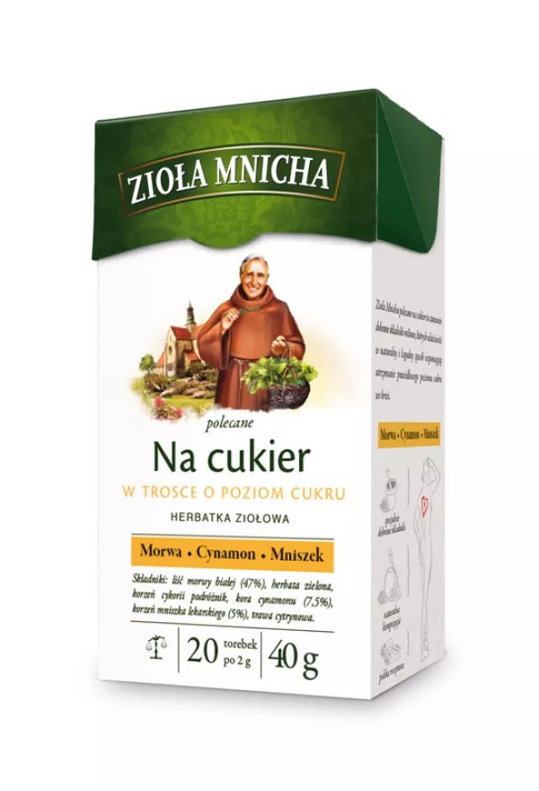 Tisane Zioła Mnicha pour le Sucre 20x2g Big-Active