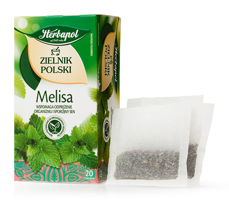 Herbata Ziołowa Melisa 20x2g Herbapol