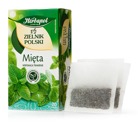 Herbata Ziołowa Mięta 20x2g Herbapol