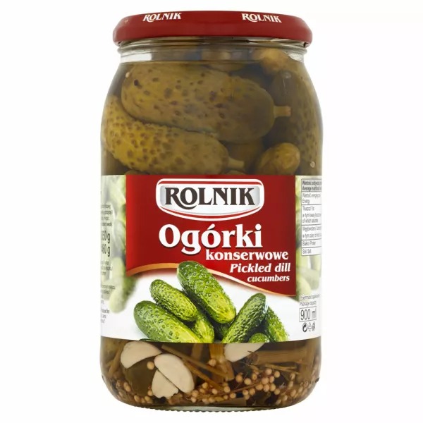 Ogórki konserwowe 900ml Rolnik