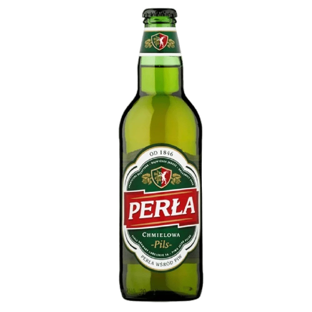 Bière Perła houblonnée 6% bouteille sans consigne 500ml Brasserie Perła