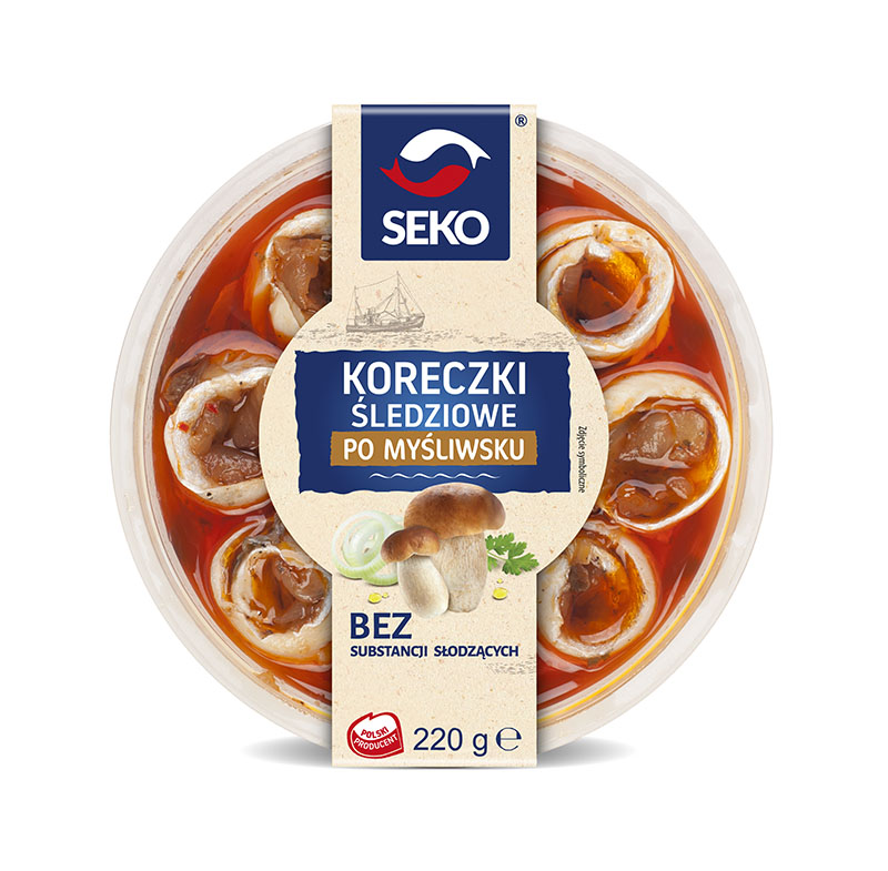 Seko Rouleaux de hareng aux champignons 220g