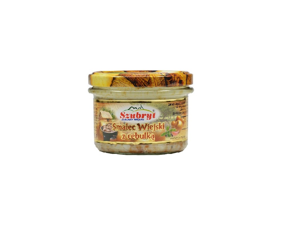 Saindoux de campagne avec oignons 180g Szubryt