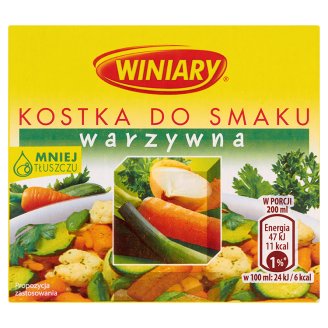 Winiary Kostka do smaku warzywna 60 g (6 kostek)