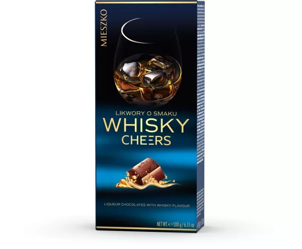 Bombonierka Cheers Likiery Whisky Tuba 180g Mieszko