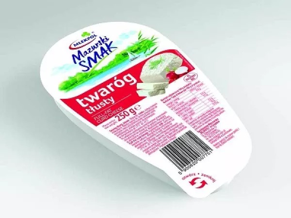 Twarog Tlusty Mazurski Smak Klinek 250G Mlekpol