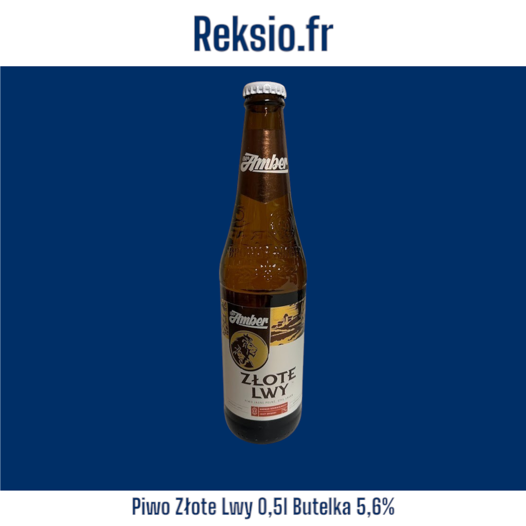 Piwo Złote Lwy 0,5l Butelka 5,6%