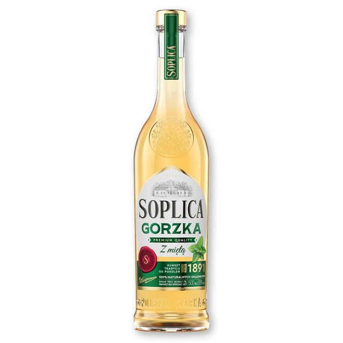 Soplica Gorzka z miętą 28% 500ml