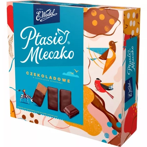 [00251] Ptasie Mleczko Chocolat - Guimauve en Chocolat 340g Wedel
