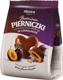 [00301-5] Petits pains d'épices aux prunes en chocolat 150g Skawa