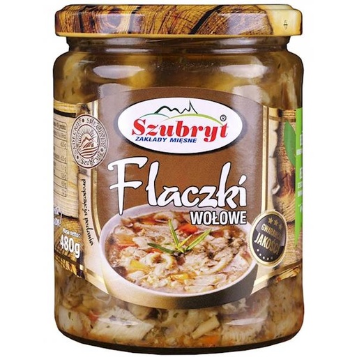 [00004] Flaczki wołowe 480g Szubryt [REKSIO_FR]