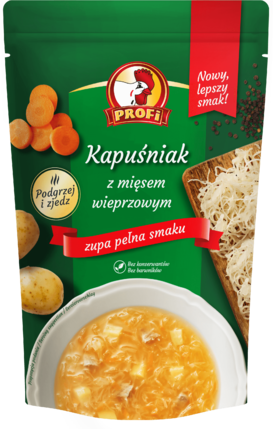 [00059] Profi Zupa Kapuśniak z mięsem wieprzowym 450g