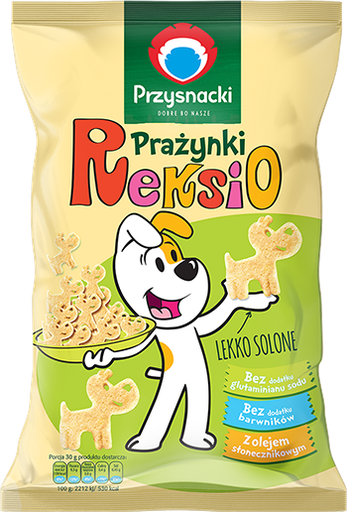 Przysnacki Reksio Prażynki lekko solone 95 g [REKSIO_FR]