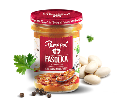 [00040] Fasolka po Bretońsku z boczkiem 500g Pamapol [REKSIO_FR]