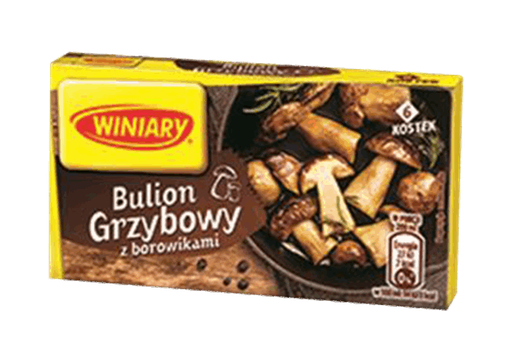 [00120] Cubes de bouillon de champignons et cèpes Winiary 60g