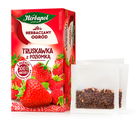 [00234] Tisane à la fraise et à la fraise des bois 20 * 2.5g Herbapol