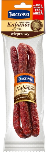[966-04] Tarczynski Kabanos Extra saucisse fine de porc 130g