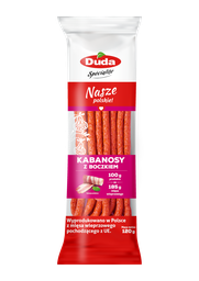 [951] Kabanosy Saucisses fines de porc au bacon 95g Duda