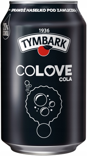 [750-6] CoLove Cola Boisson Gazeuse en Canette 0,33l Tymbark