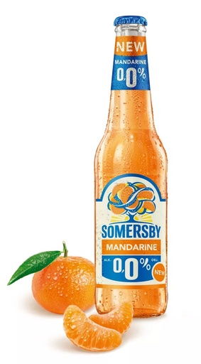 SOMERSBY MANDARINE Napój piwny bezalkoholowy o smaku mandarynki  0,4l