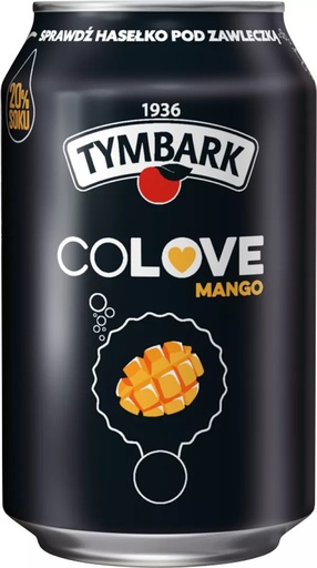 [750-5] CoLove Cola Mango Napój Gazowany w puszce 0,33l Tymbark [REKSIO_FR]