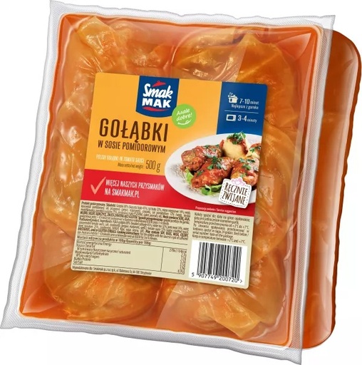 [522-2] Gołąbki w Sosie Pomidorowym 500g Smakmak [REKSIO_FR]