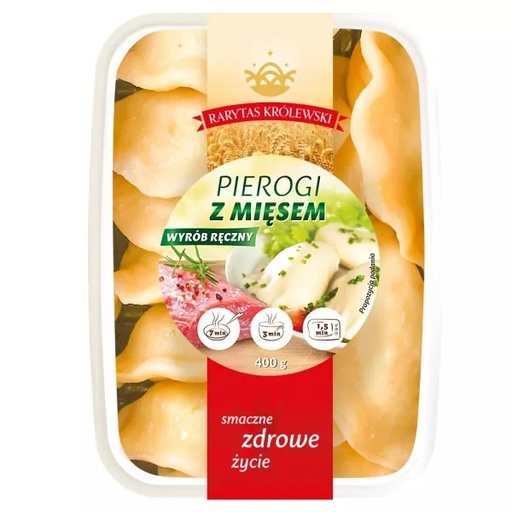 [502-2] Pierogi z Mięsem 400g Rarytas Królewski [REKSIO_FR]