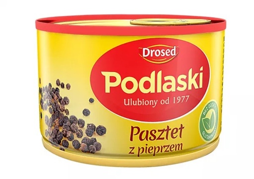 Pasztet drobiowy z pieprzem Podlaski 155g Drosed  [REKSIO_FR]