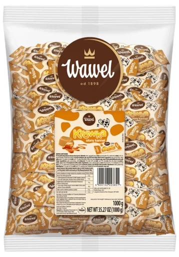 [r010-427] Bonbons en vrac 1kg Krówka Caramel Salé Wawel