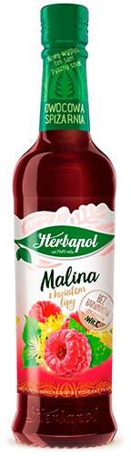 [00035] Herbapol Owocowa Spiżarnia Malina z kwiatem lipy Syrop 420 ml