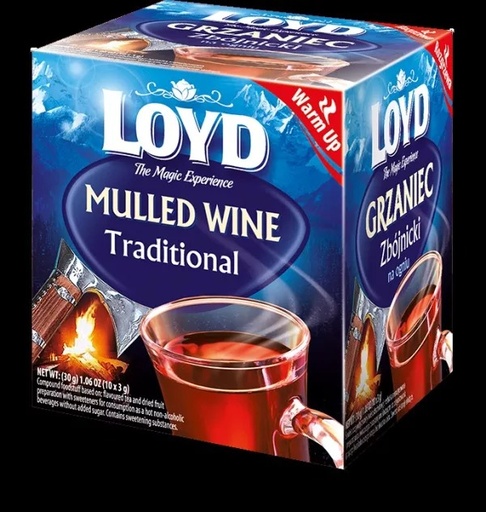 [r010-418] Thé LOYD EXP Hiver Vin Chaud Zbójnicki 10*3g Mokate