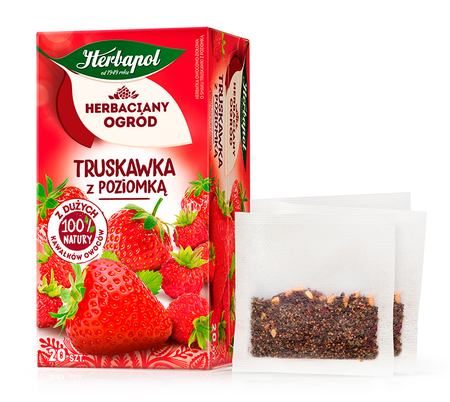 [r010-392] Tisane à la fraise et à la fraise des bois 20 * 2.5g Herbapol