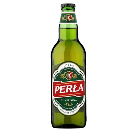 Bière Perła houblonnée 6% bouteille sans consigne 500ml Brasserie Perła