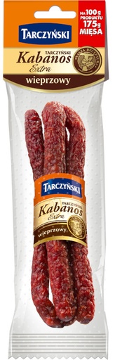 [901-009] Tarczynski Kabanos Extra saucisse fine de porc 130g