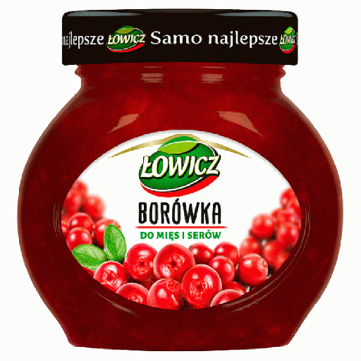 [r003-140] Łowicz Confiture d'Airelles pour Viandes et Fromages 230g