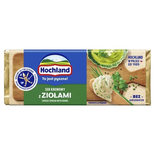 [rc03-581] Fromage Fondu Crèmeux aux Herbes Bloc 90g Hochland