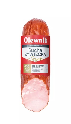 [rc04-665] Kielbasa Sucha Zywiecka Z Szynki 220G Olewnik