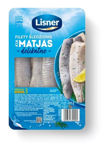 [rc04-640] Filety Sledziowe A'La Matjas Delikatne W Oleju 220G Lisner