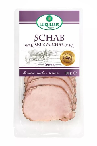 Schab Wiejski 100G Plastry Lukullus