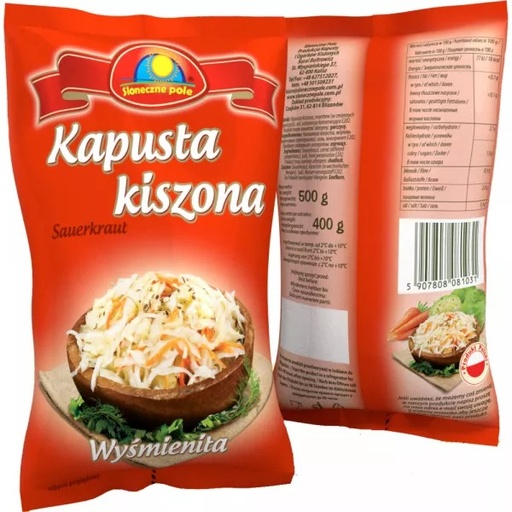 Kapusta Kiszona 500g / 400g Słoneczne Pole